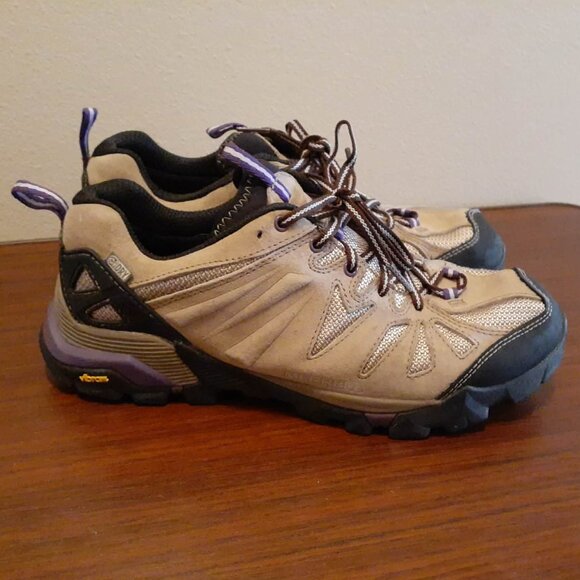 Women's Merrell Capra Hiking Trail Vibram Low Top Shoes - Picture 3 of 9